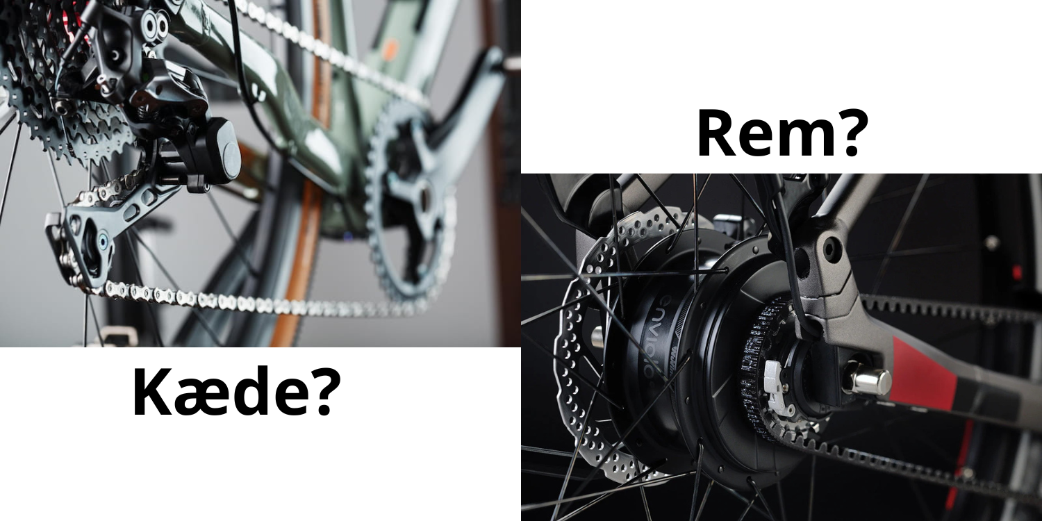 Drivlinje: Kædetræk vs. remtræk