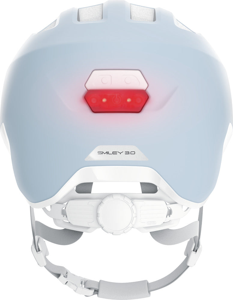 ABUS Hjelm Smiley 3.0 ACE LED pure aqua - eCykler a/s