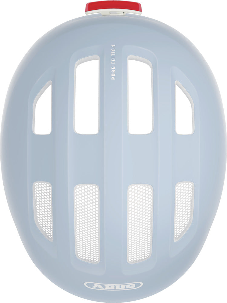 ABUS Hjelm Smiley 3.0 ACE LED pure aqua - eCykler a/s