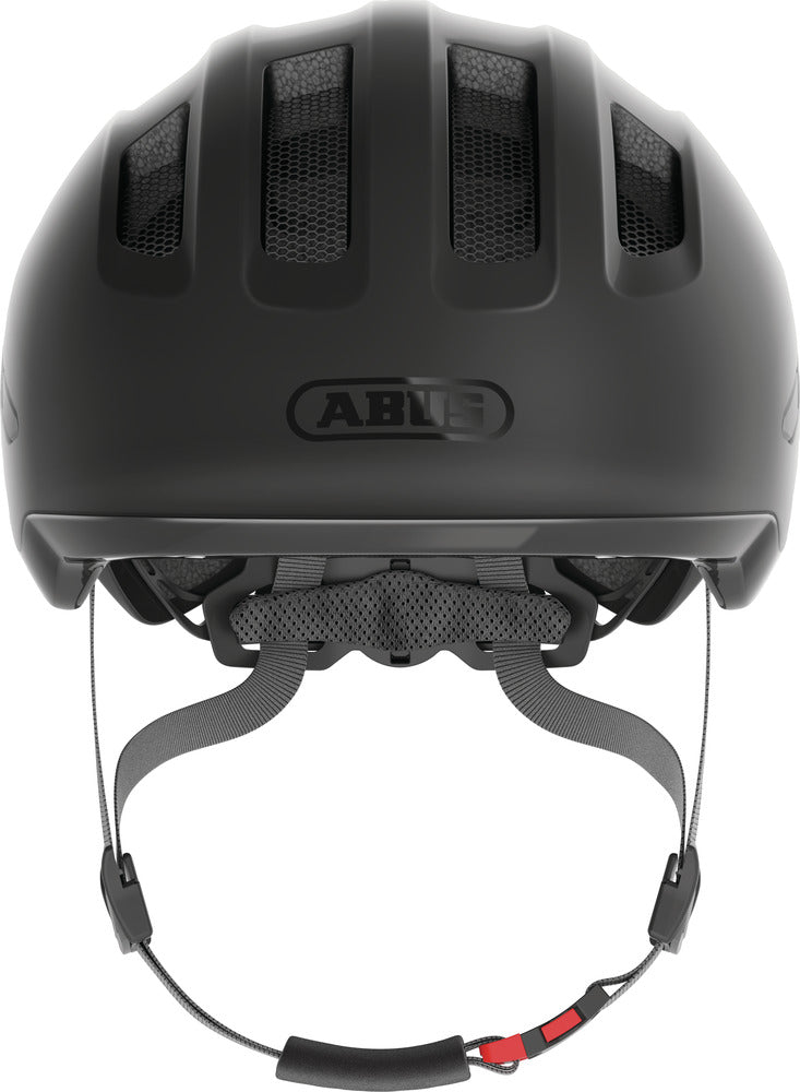 ABUS Hjelm Smiley 3.0 ACE LED velvet black - eCykler a/s
