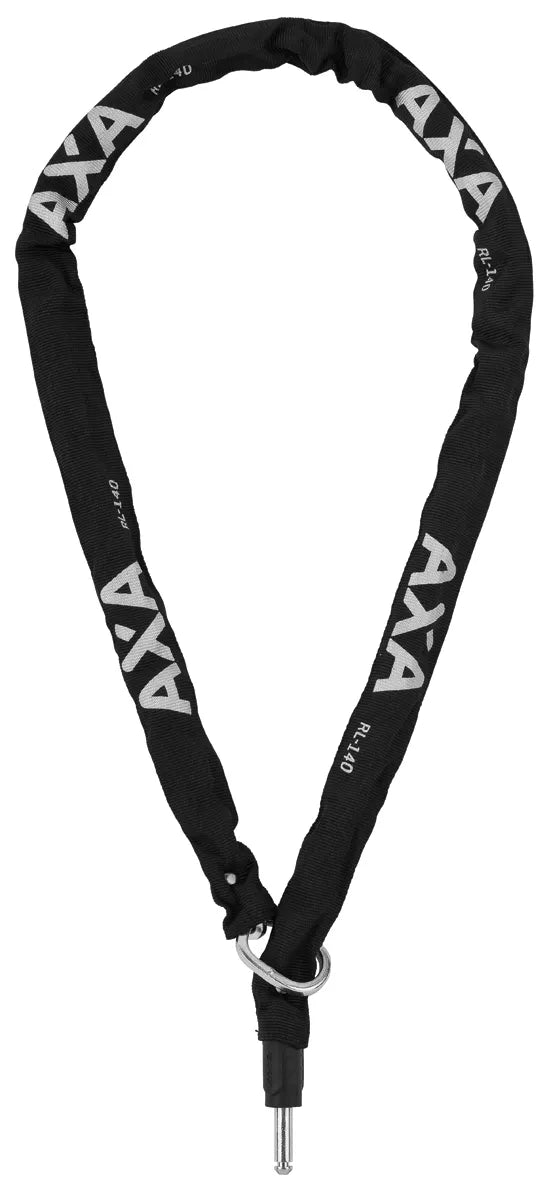 AXA Defender rammelås inkl. 140cm RLC plug-in kæde m/sadeltaske - eCykler a/s