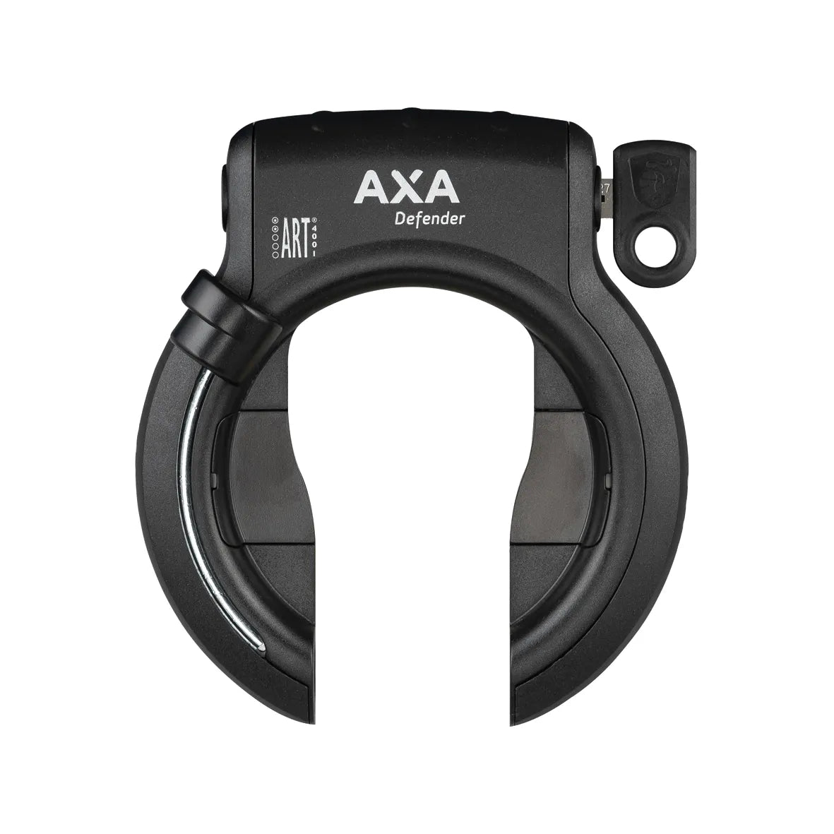 AXA Defender rammelås inkl. 140cm RLC plug-in kæde m/sadeltaske - eCykler a/s