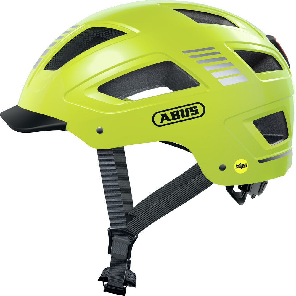 Abus Hjelm Hyban 2.0 Mips Signal yellow - eCykler a/s