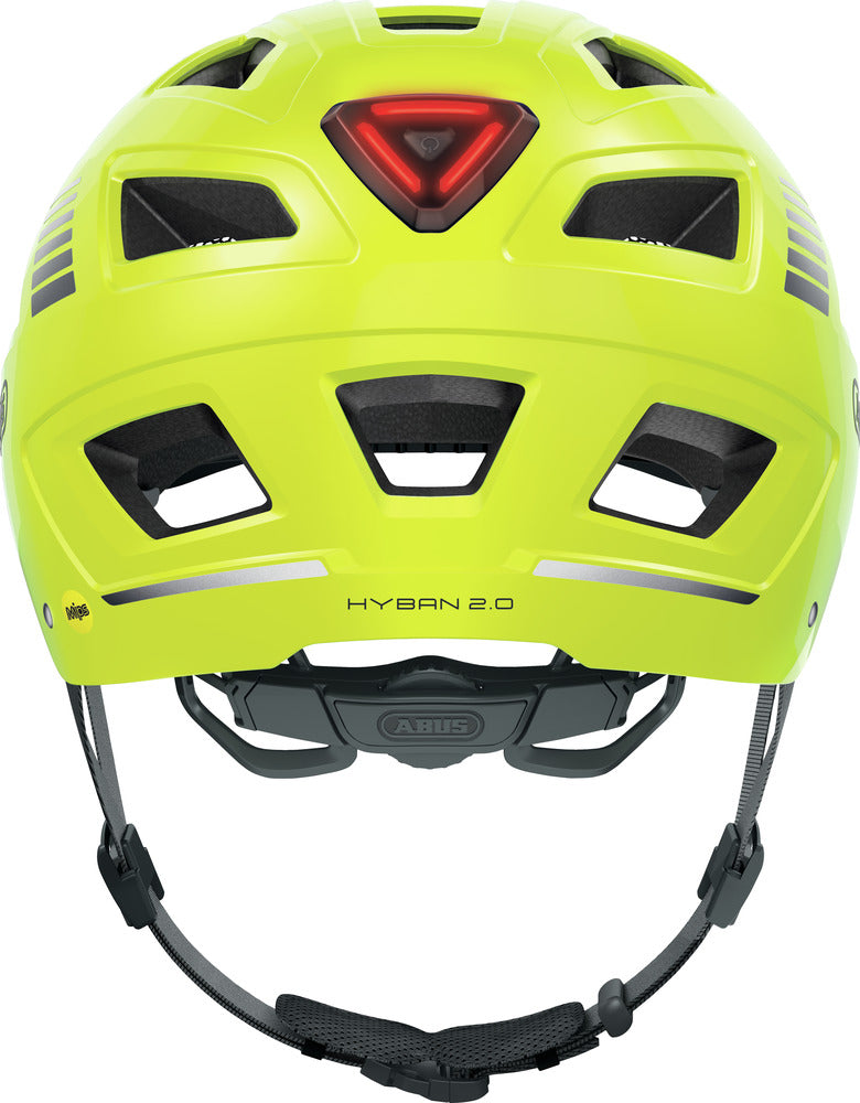 Abus Hjelm Hyban 2.0 Mips Signal yellow - eCykler a/s