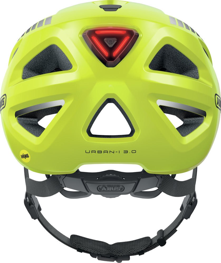 Abus Hjelm Urban-I 3.0 MIPS Signal Yellow - eCykler a/s