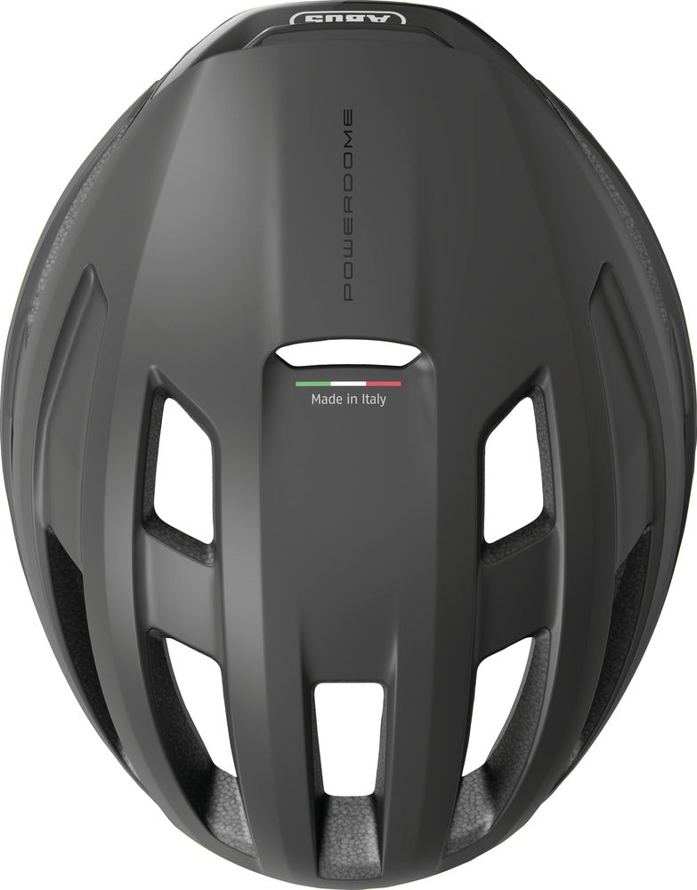 Abus hjelm PowerDome velvet black - eCykler a/s