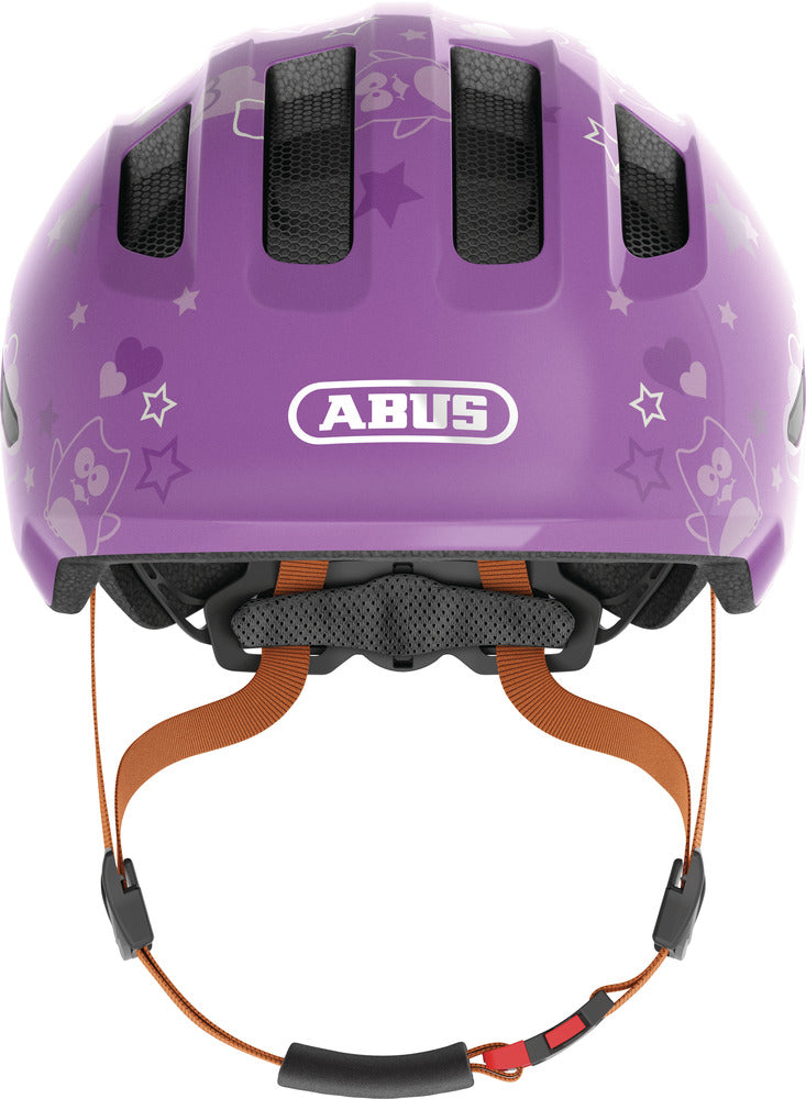 Abus hjelm Smiley 3.0 purple star S - eCykler a/s