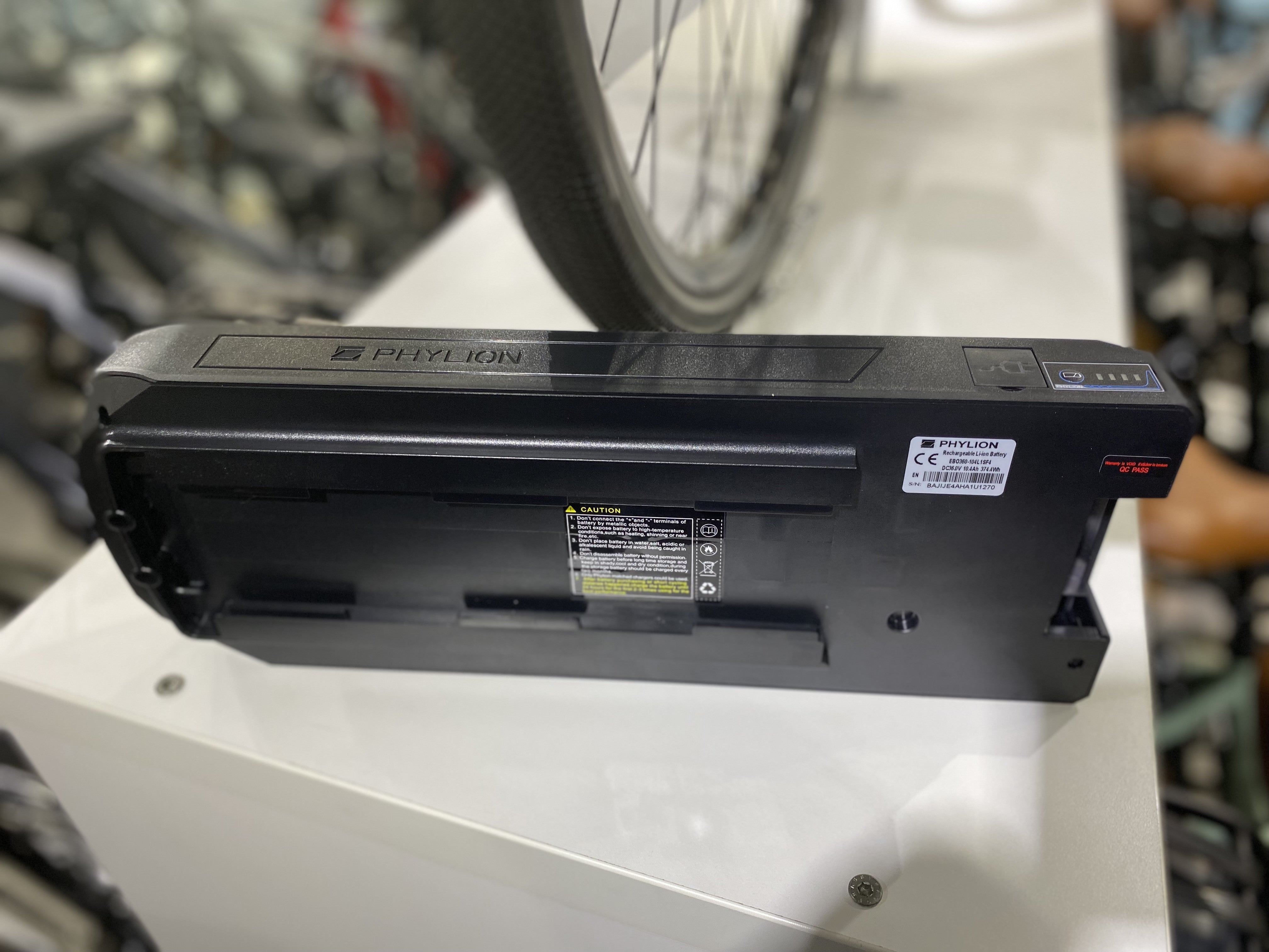 Batteri 36V 10.4Ah/374Wh til bl. andre e-Fly Nova & Nova Max V - eCykler a/s
