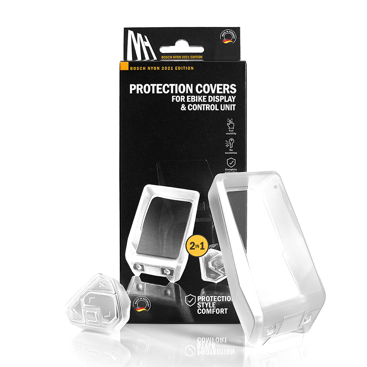 Bosch NYON (BUI350) 2IN1 EDITION protection cover for ebike display og remote - eCykler a/s