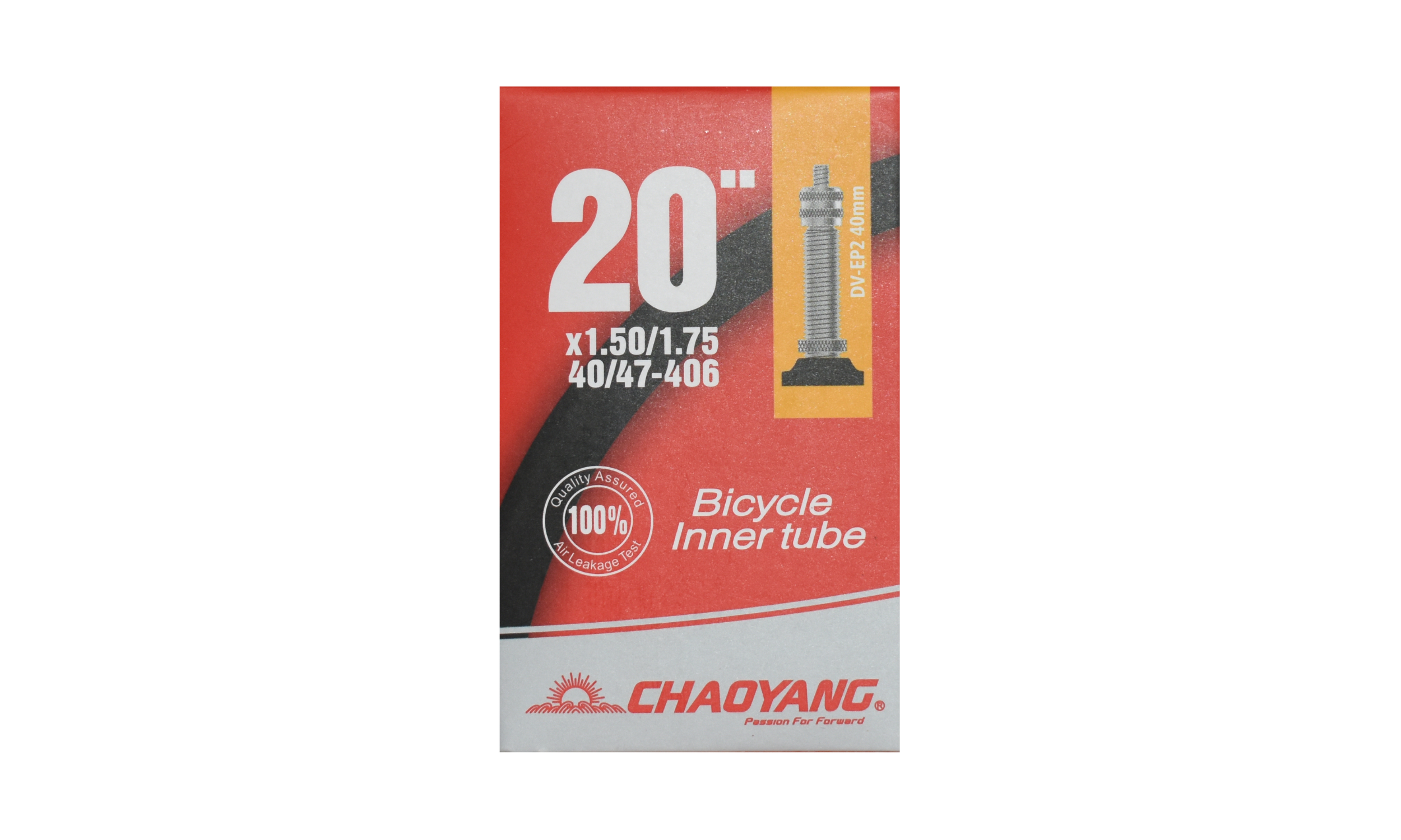 Chaoyang slange DV 40/47-406 (20x1.50-1.75)