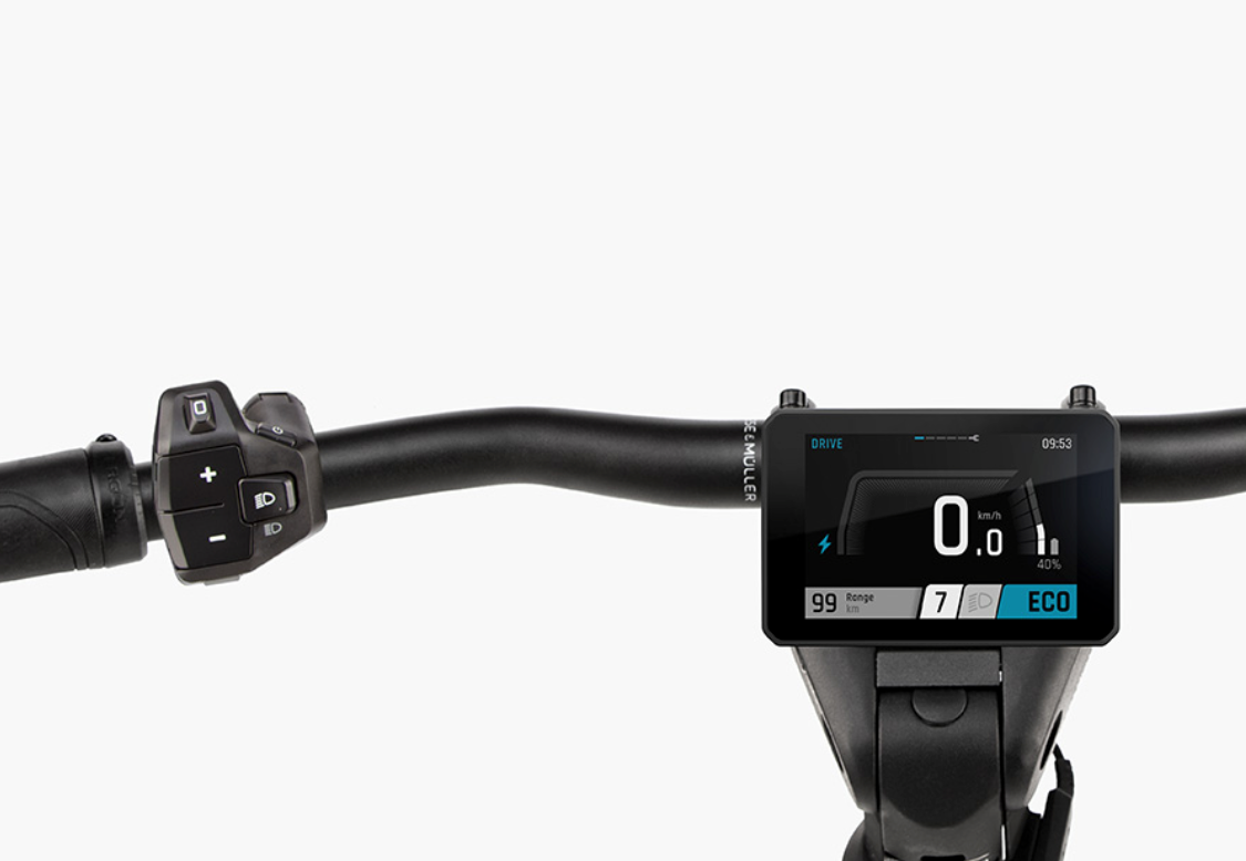 Cockpit with Comfort display - eCykler a/s