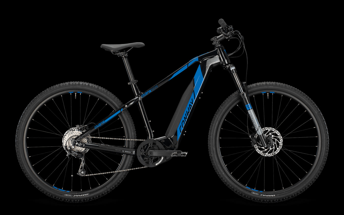 Conway Cairon S229 29" 500Wh 9g 49cm/L Sort-Blå - eCykler a/s
