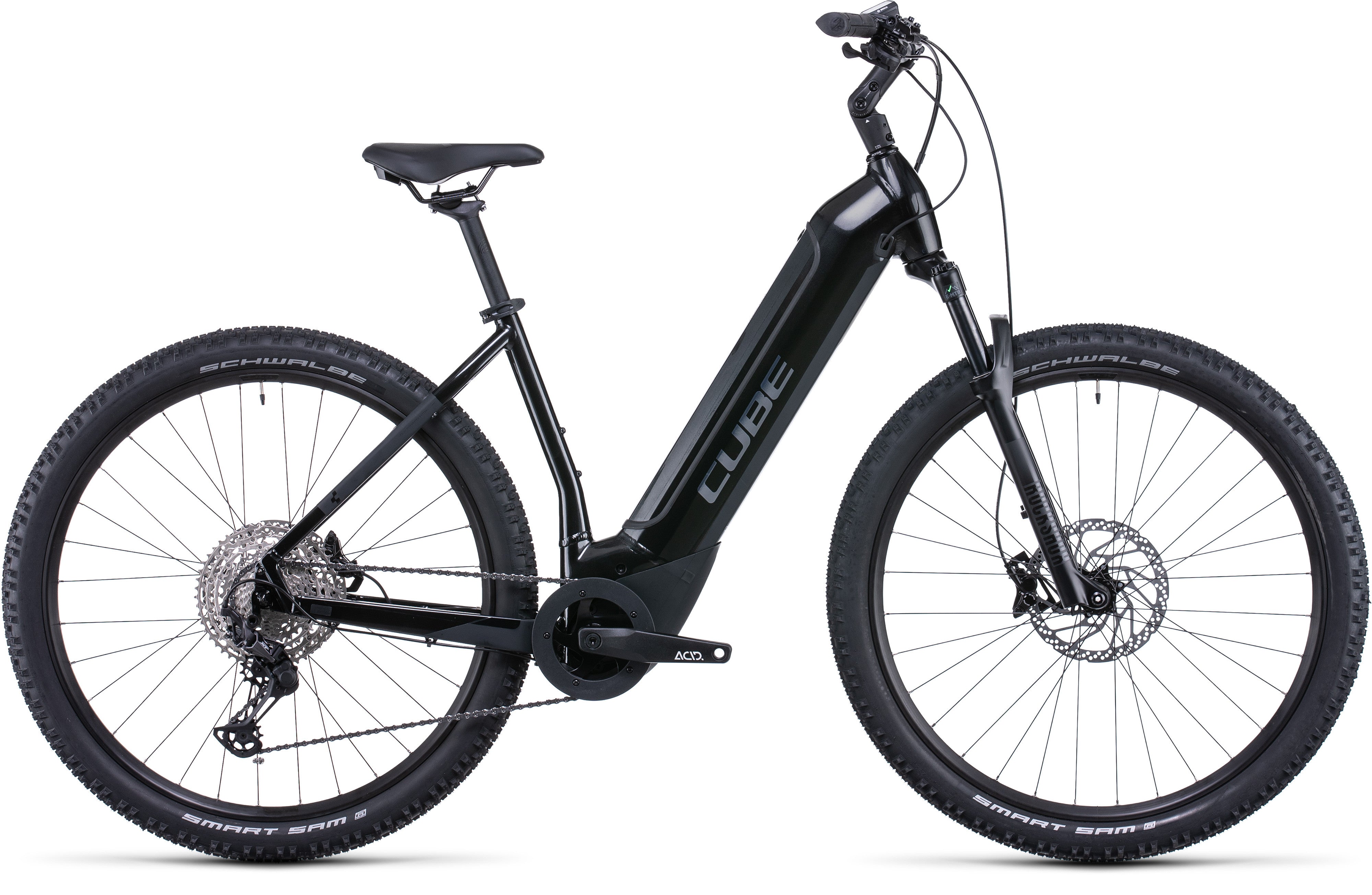 Cube Reaction Hybrid Race 625Wh grey´n´metal DA - eCykler a/s
