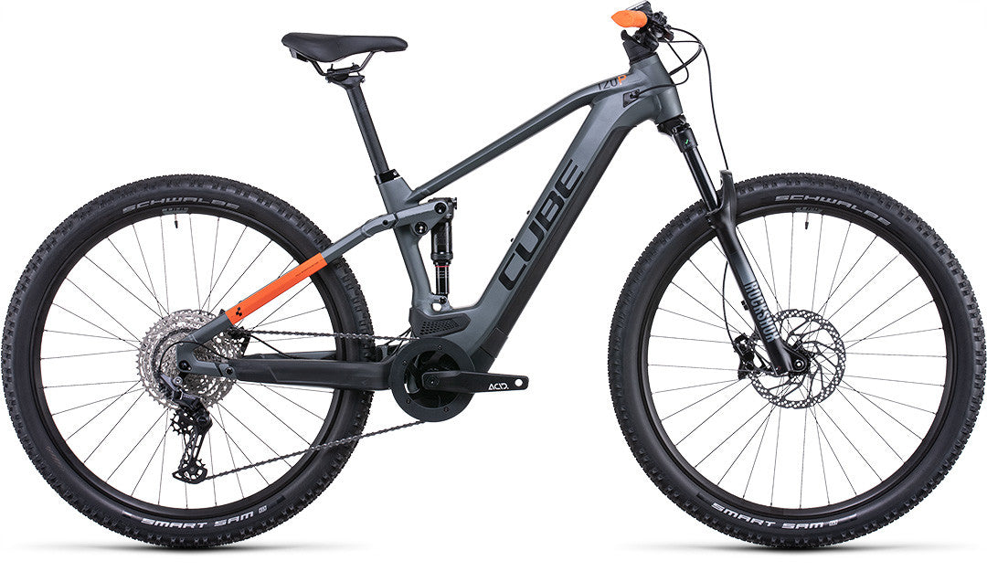 Cube Stereo Hybrid 120 Pro 625Wh 27.5" Flashgrey ´n´orange 17"/S - eCykler a/s