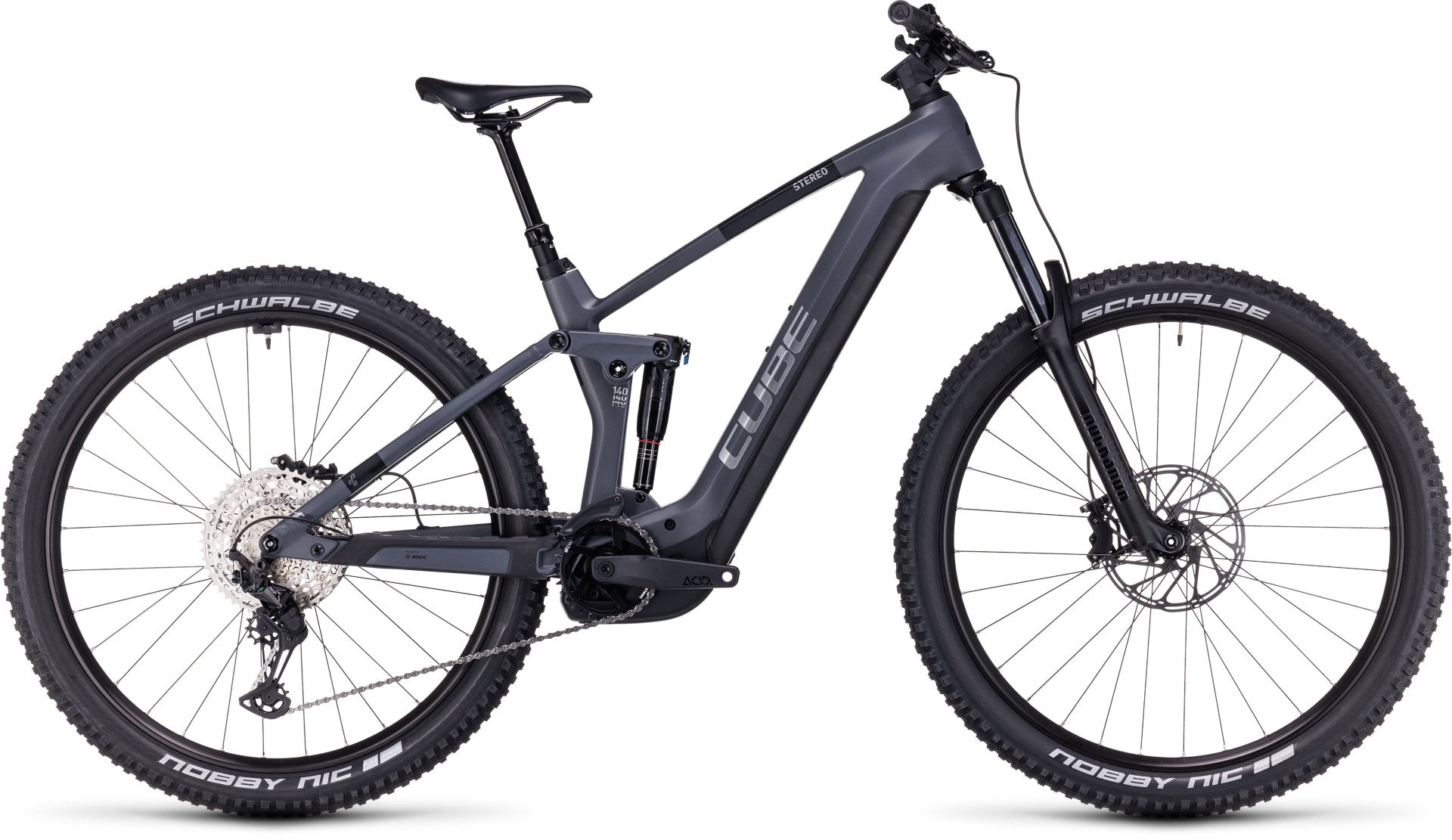 Cube Stereo Hybrid 140 HPC Race 29" 750Wh grey´n´chrome - eCykler a/s