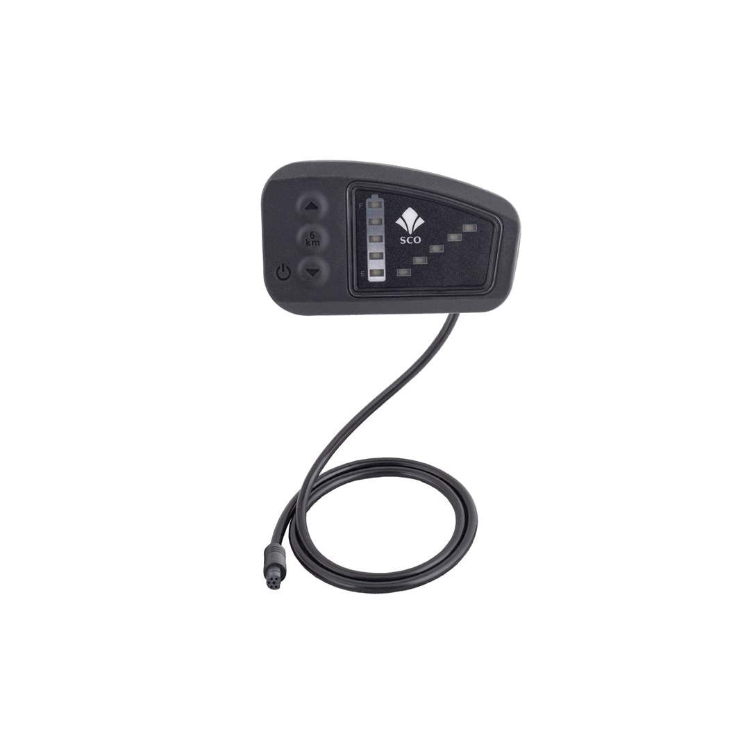 Display LED til SCO elcykler - eCykler a/s