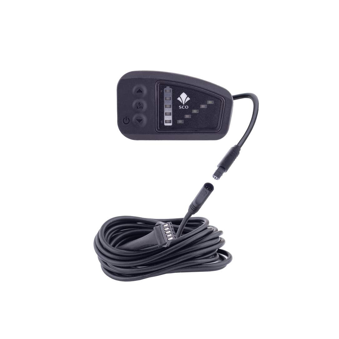 Display LED til SCO elcykler - eCykler a/s