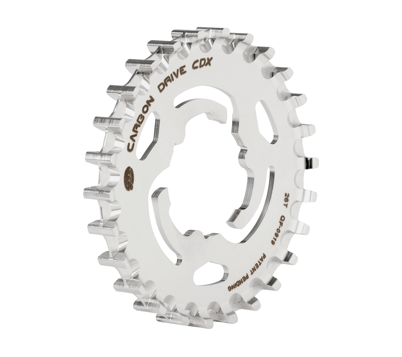 Gates CDX Gearhjul Shimano Alfine+Nexus7/8+Sturmey Archer 43.7 mm beltline - eCykler a/s