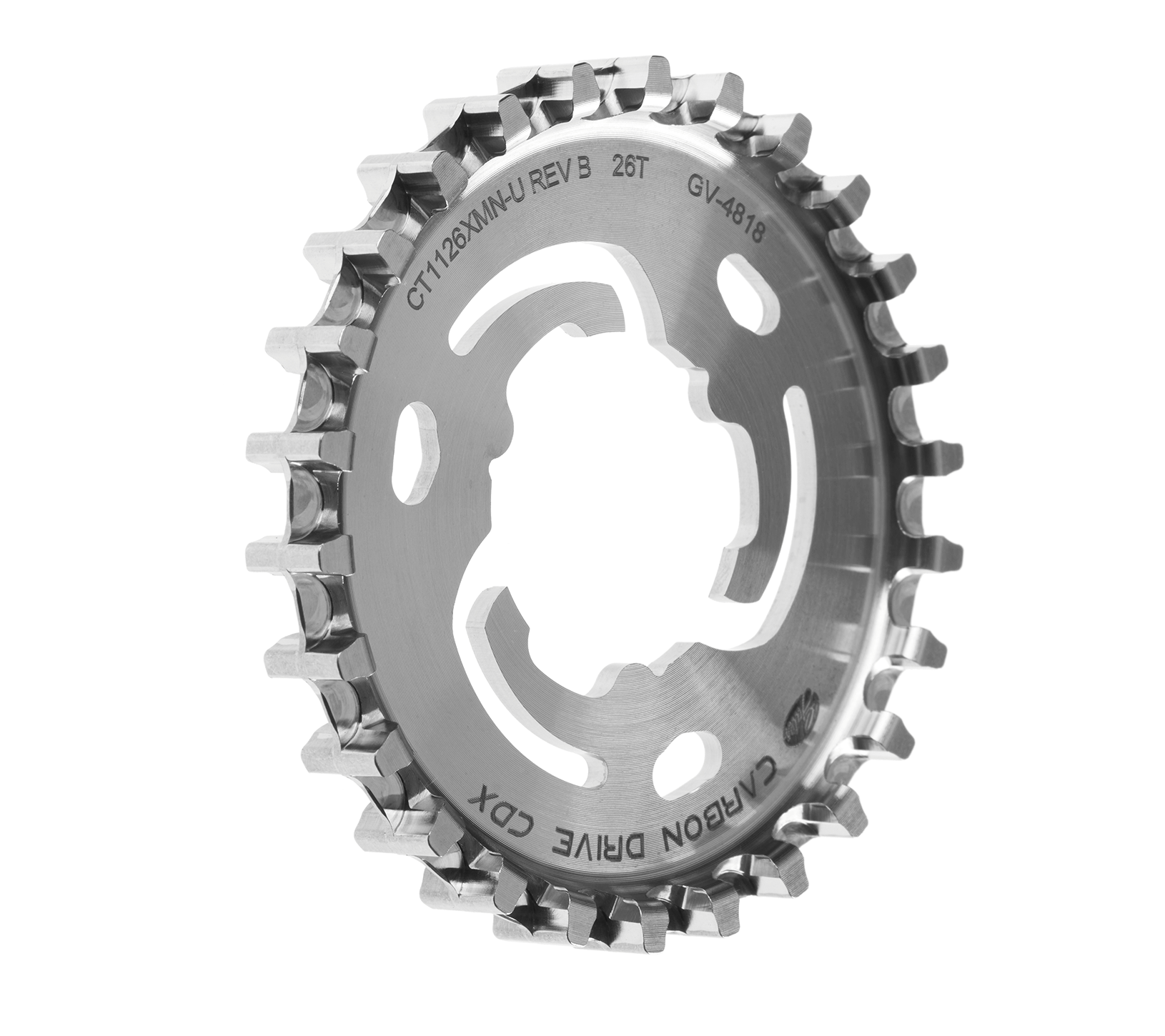 Gates CDX Gearhjul Shimano Alfine+Nexus7/8+Sturmey Archer 45.5 mm Beltline - eCykler a/s