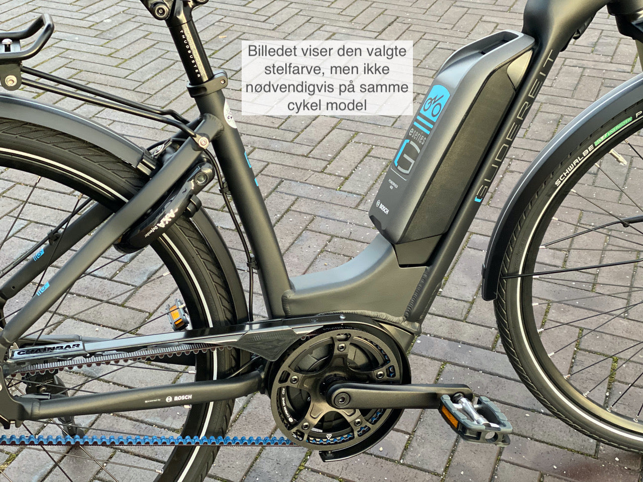 Gudereit EC-3.5 400Wh Gates remtræk HR elcykel - eCykler a/s