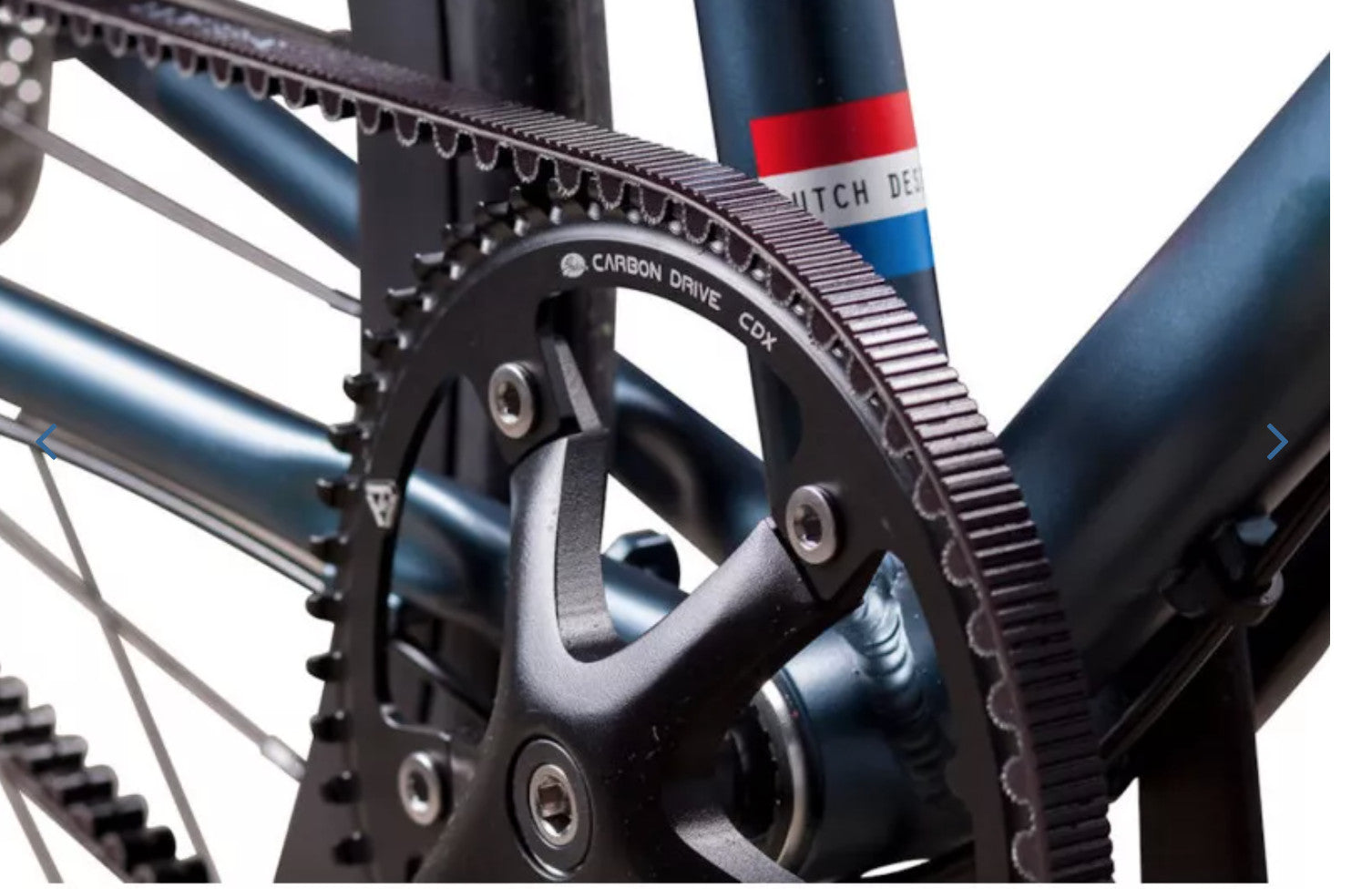 Gudereit EC-3.5 SE 500Wh Mono Gates remtræk elcykel matsort - eCykler a/s