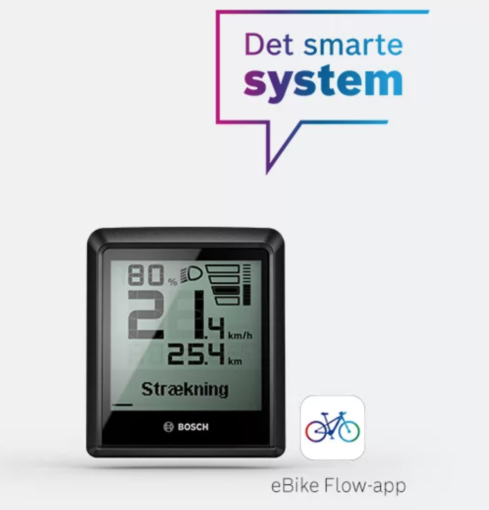 Gudereit EC-5.5 evo Mono Gates remtræk elcykel Smart System 545Wh 55cm/L Sort - eCykler a/s
