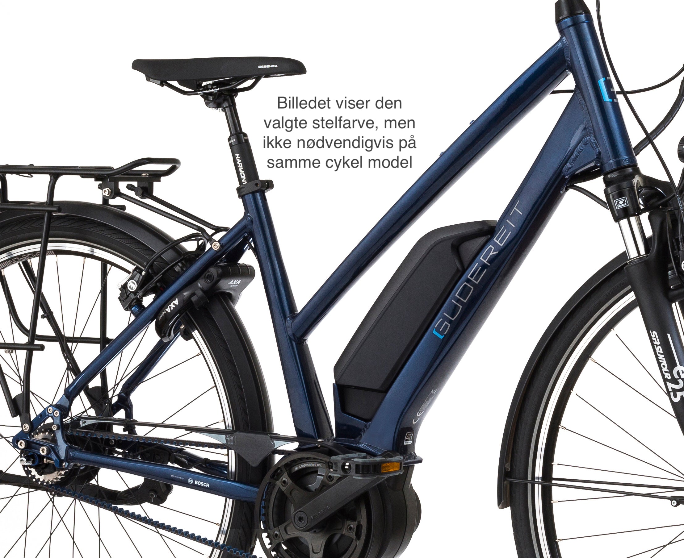 Gudereit ET-10 evo Basic TR 500Wh Gates remtræk elcykel - eCykler a/s
