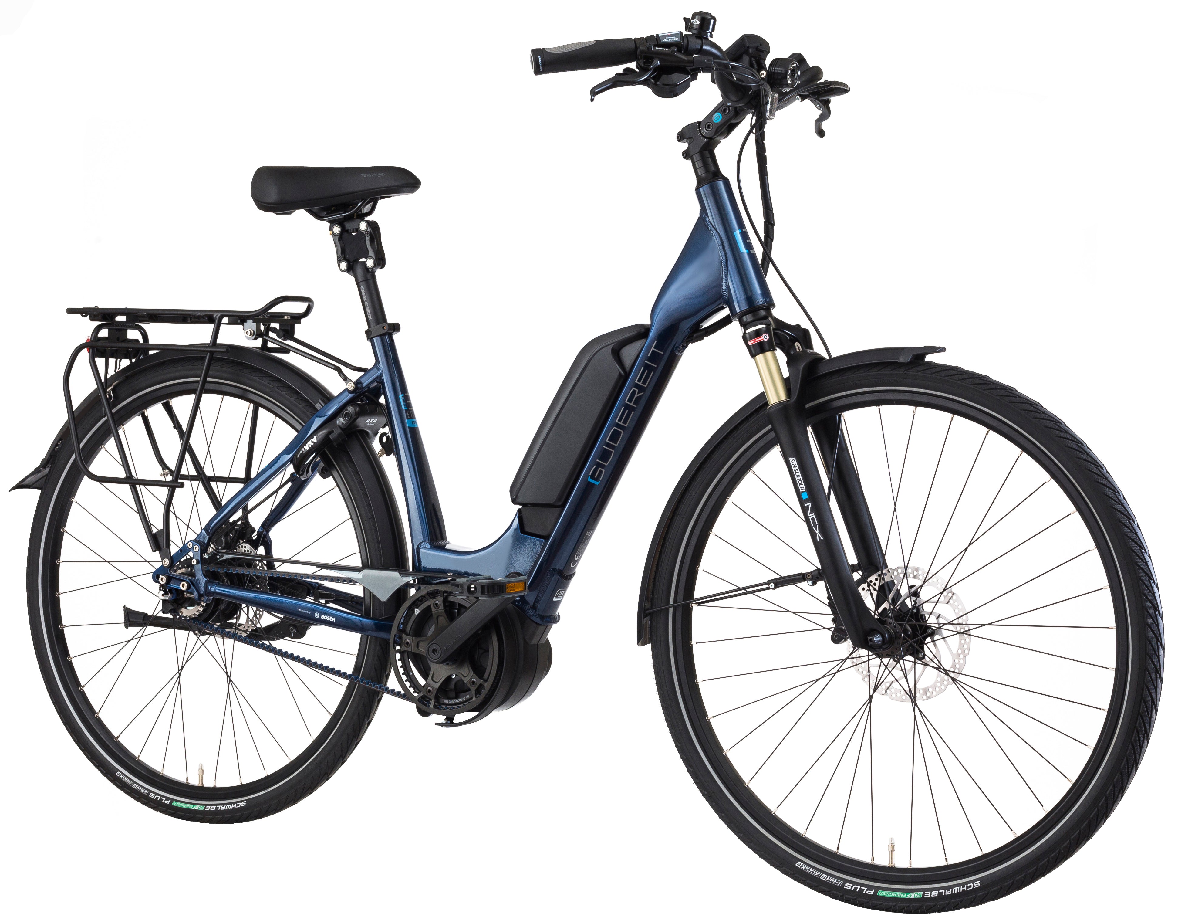 Gudereit ET-9 Evo 500Wh Gates Remtræk Mono elcykel - eCykler a/s