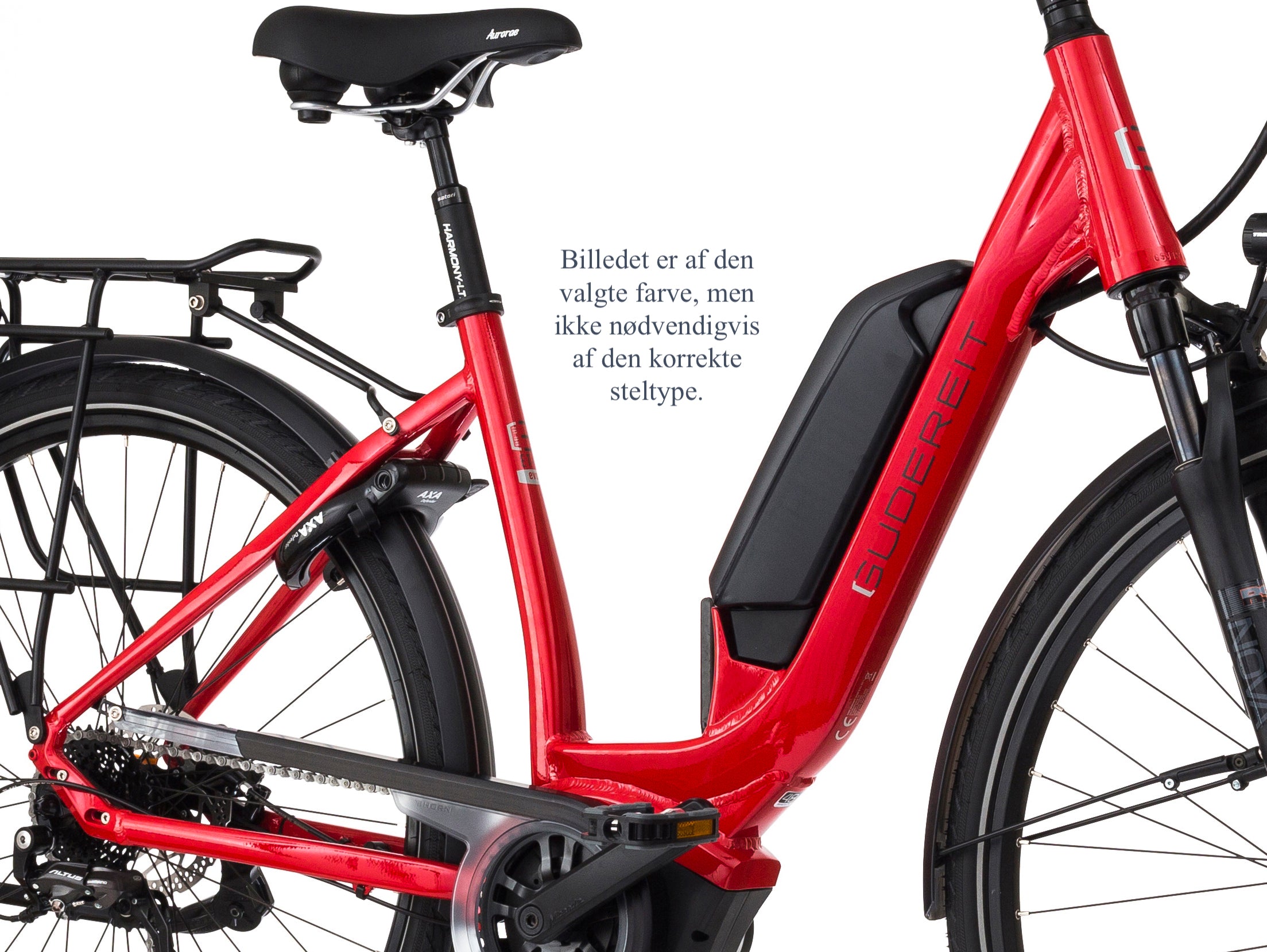 Gudereit ET-9 Evo 500Wh Gates Remtræk Mono elcykel - eCykler a/s