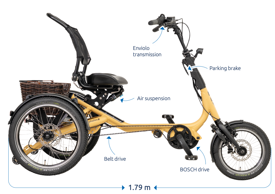 Pfautec Movi CX 3-hjulet elcykel
