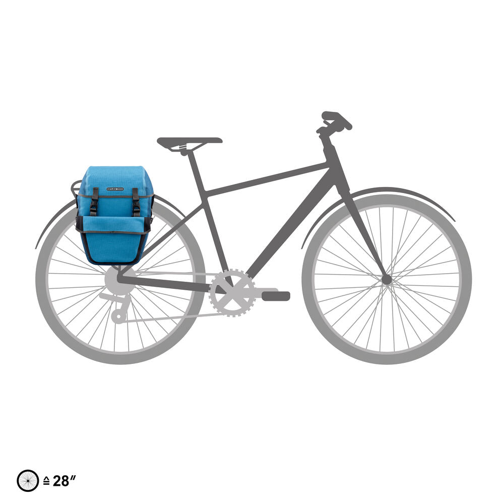 Ortlieb Bike-Packer Plus QL2.1 dusk blue-denim (Sæt) F2706 - eCykler a/s