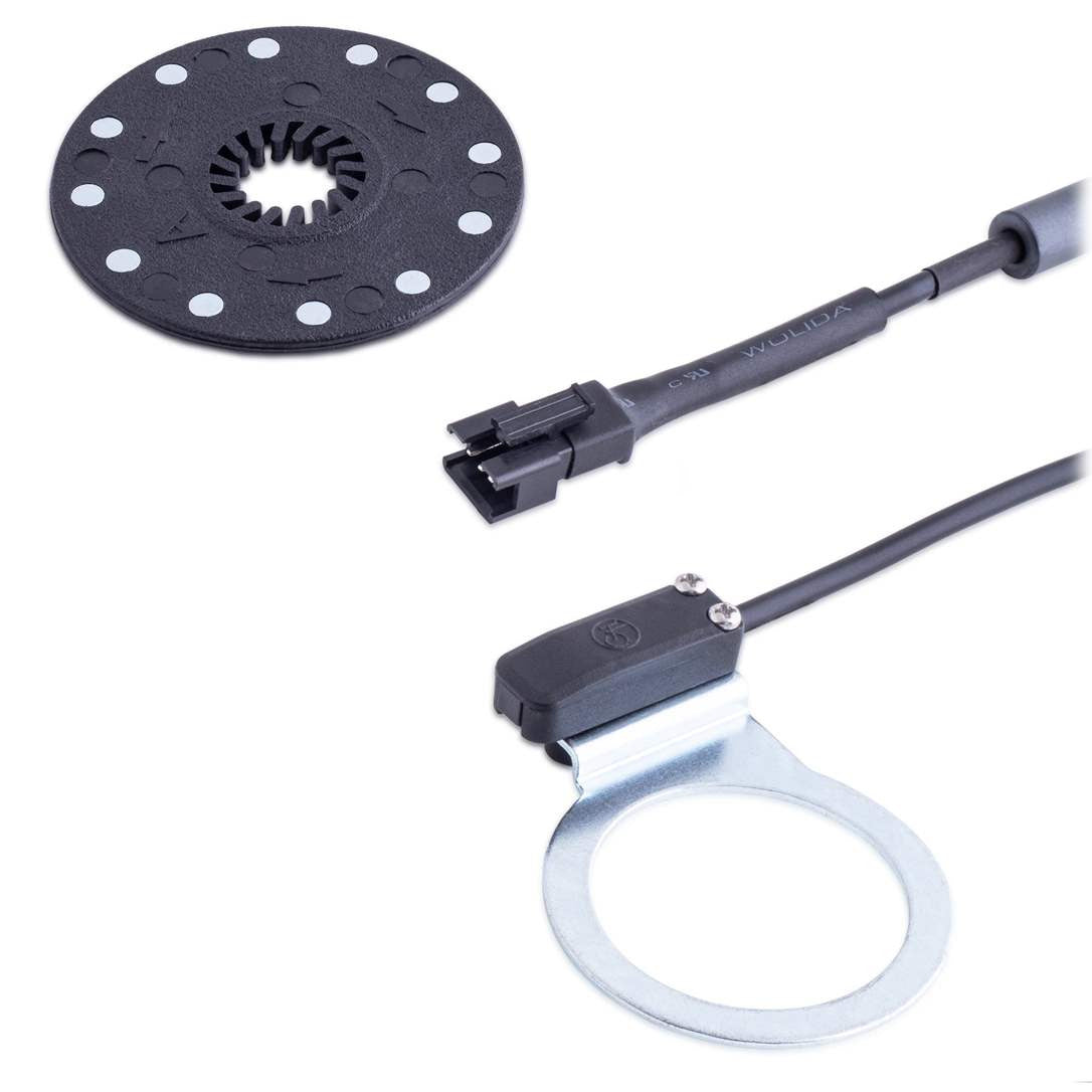 Promovec Kranksensor, 630mm kabel, m/12 magnetskive, 75mm - eCykler a/s