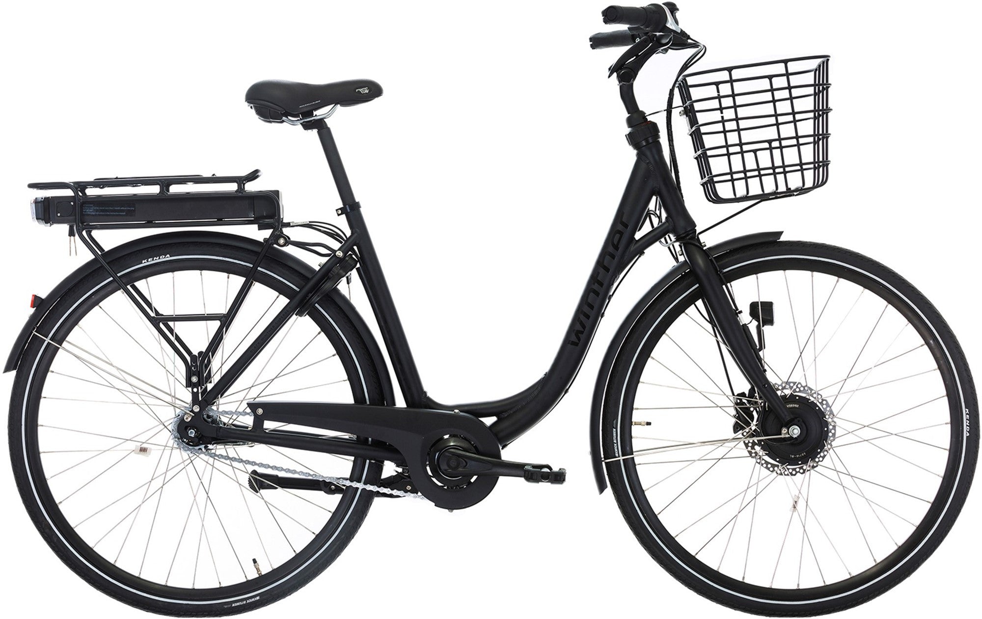 Winther Superbe 1 Dame 26"/S Nexus 7g fod/hydr. disc matsort 10.4Ah - eCykler a/s