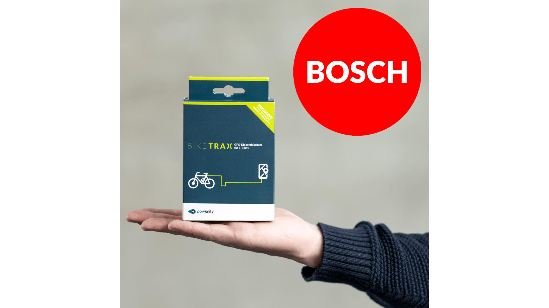 Smuk kvinde Guggenheim Museum skitse BikeTrax GPS tracker til Elcykel med Bosch