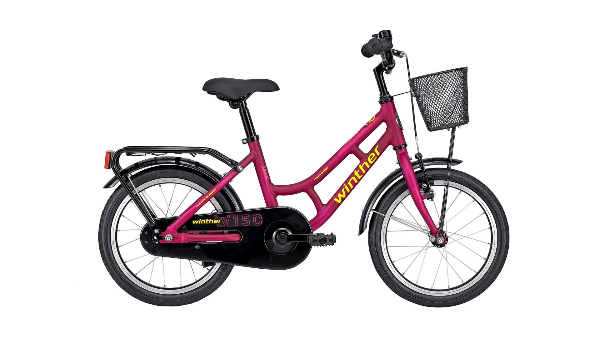 16 tommer Winther 150 - Pink 16" | børnecykel