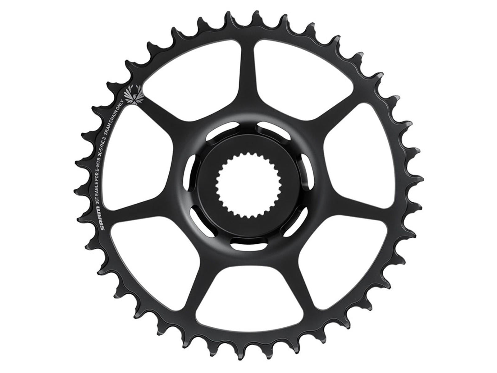 Klinge Direct Mount (Bosch G.4) Single 38T 1x11/12 speed rund Sort