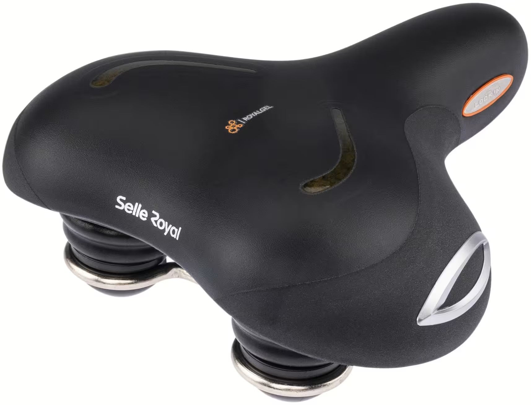 Selle Royal Sadel,  model Lookin. 90° kørestilling, Royal Gel, Stracciatella