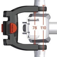 Klickfix beslag for elcykel