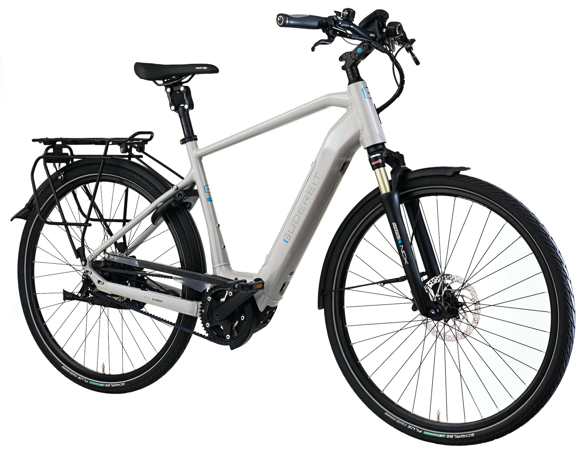 Gudereit ET-11 evo Rohloff HR Gates remtræk elcykel 500Wh 48cm/S