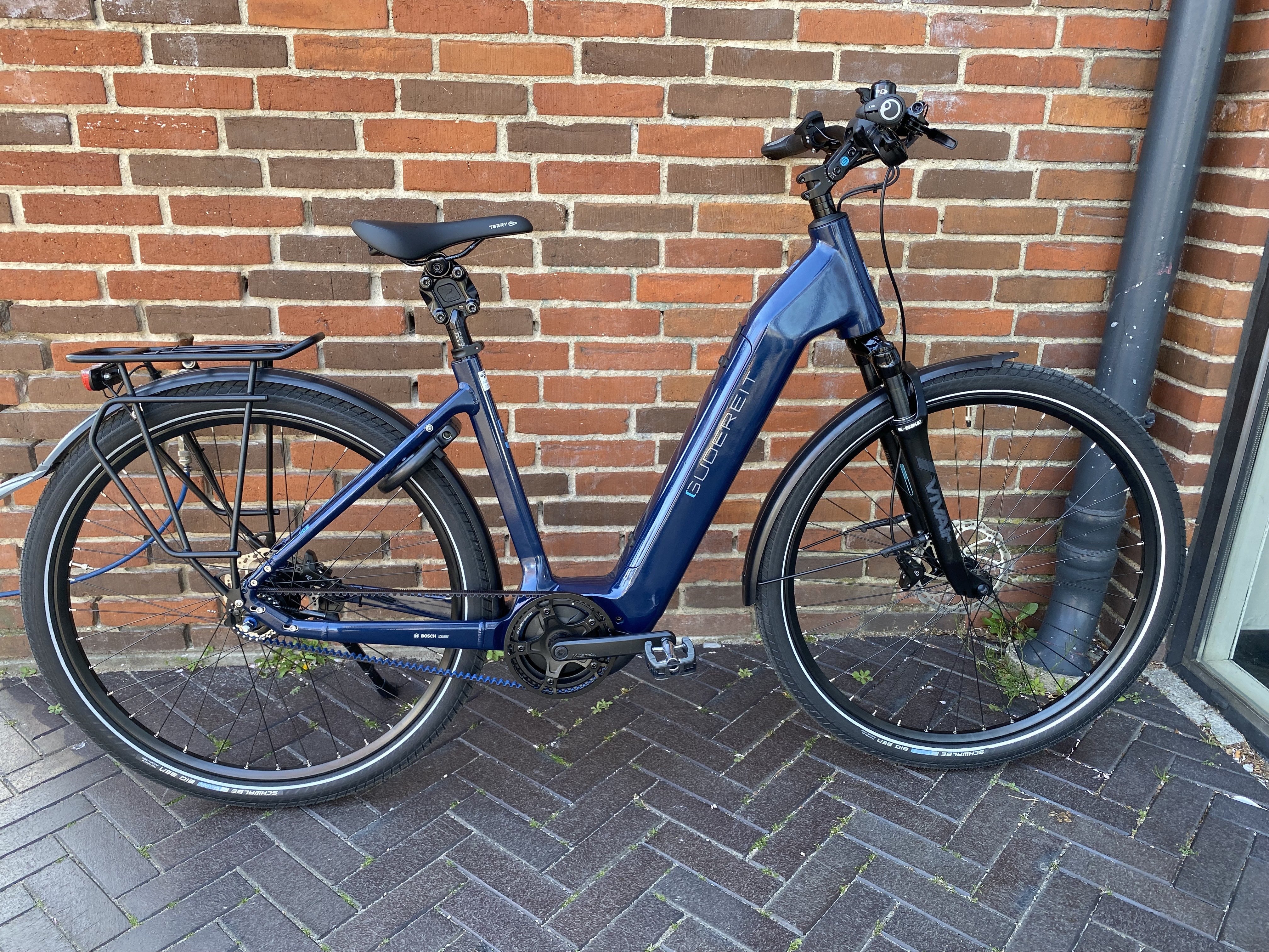 Gudereit ET-10 Evo 500Wh Mono Gates remtræk elcykel - eCykler a/s 