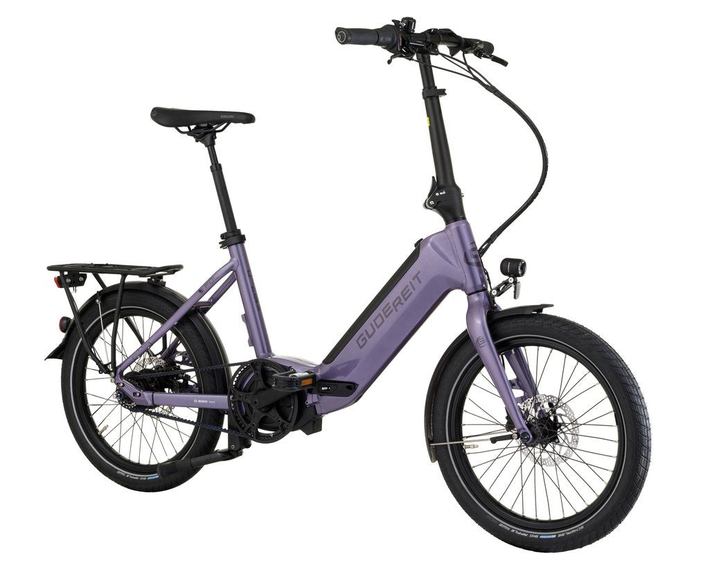 Gudereit EC-42 Gates remtræk el foldecykel 500Wh