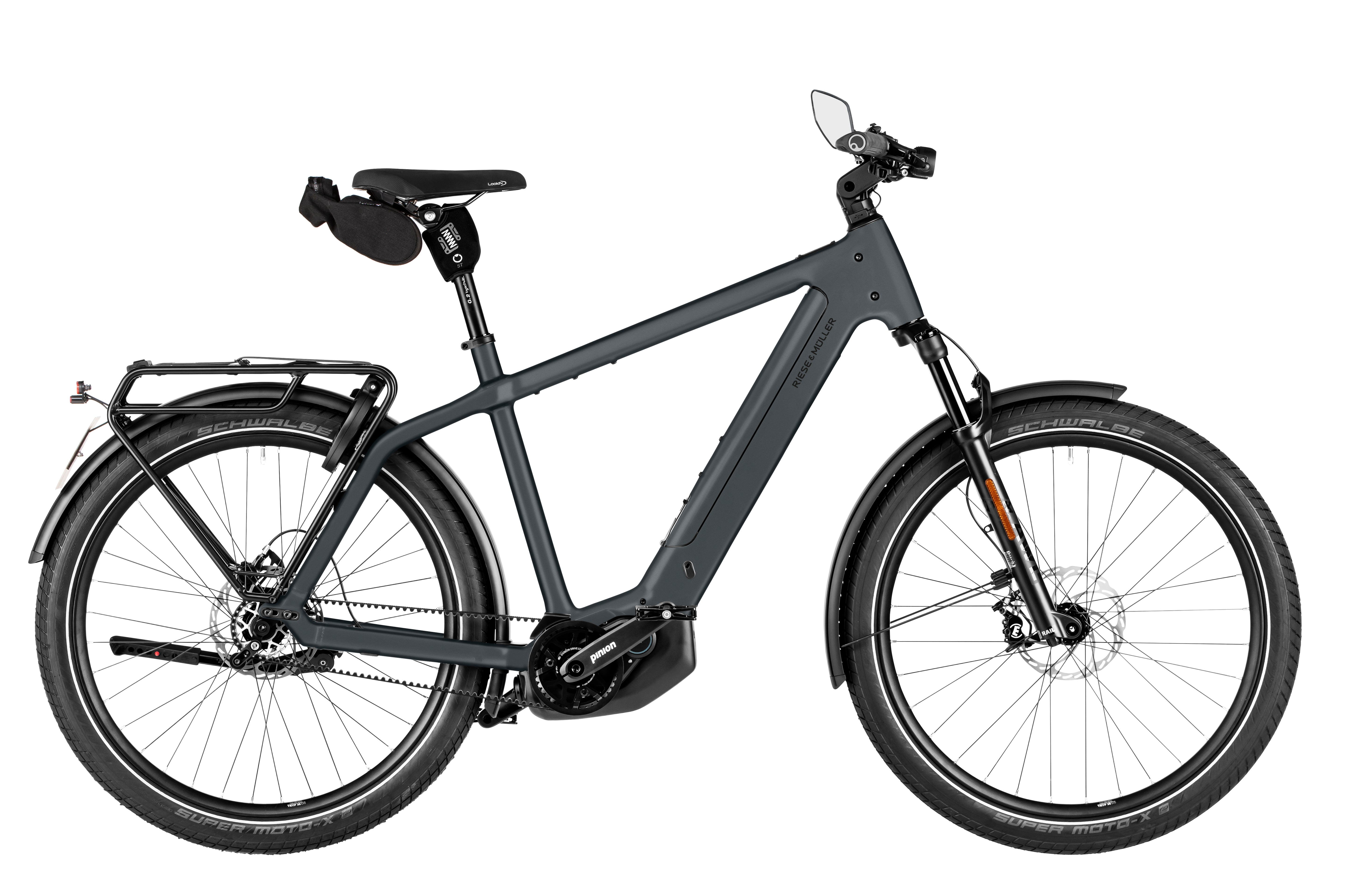 R-M Charger5 Pinion HS 49cm slate grey Comfort 800WH [Står klar i butikken]