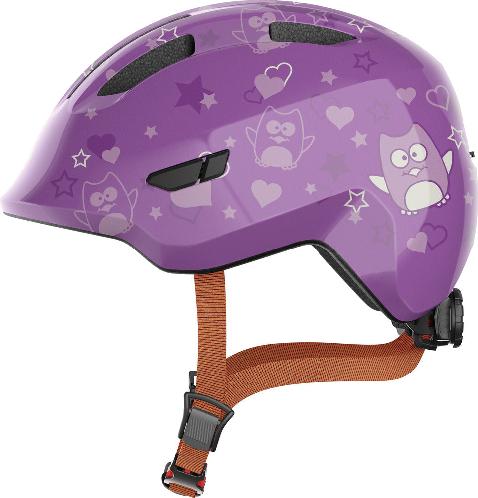 Abus hjelm Smiley 3.0 purple star S