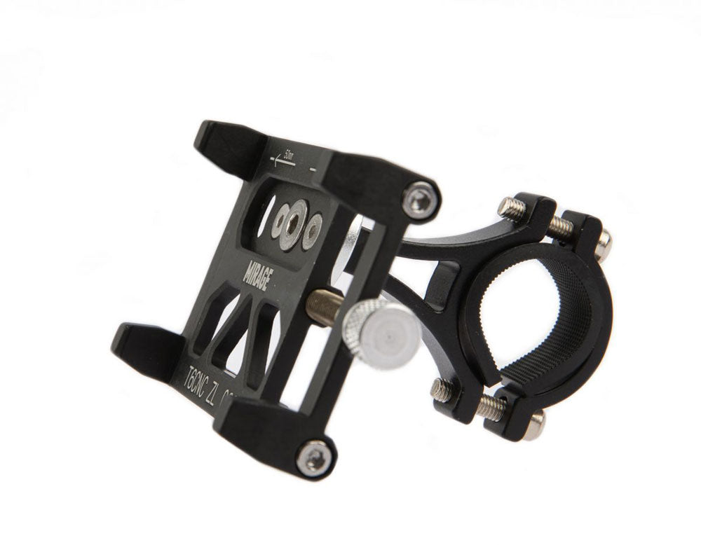 Mirage G20 telefonholder i aluminium – mat sort