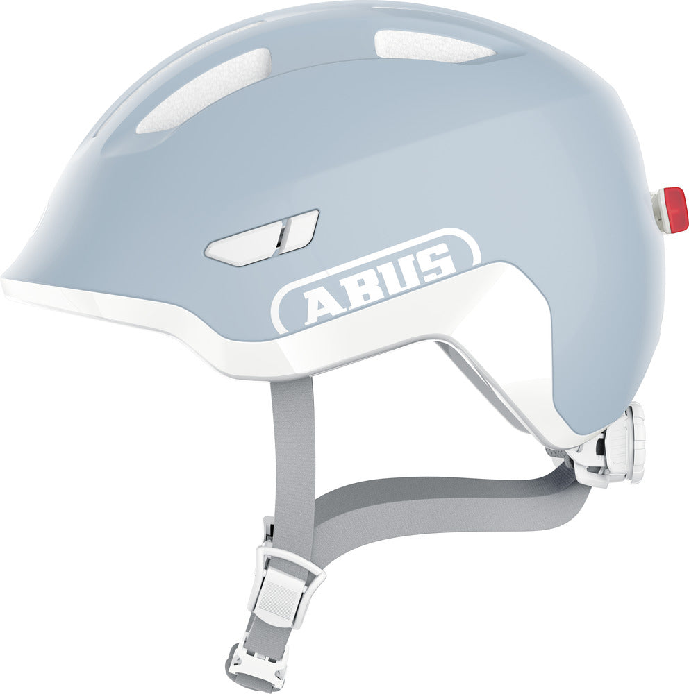 ABUS Hjelm Smiley 3.0 ACE LED pure aqua - eCykler a/s 