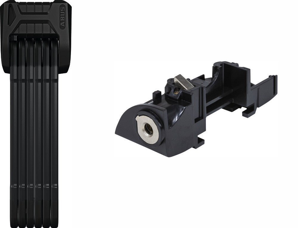 Abus Bordo 6015 folde + lås til Bosch bagagebærerbatteri DVN godkendt - eCykler a/s 