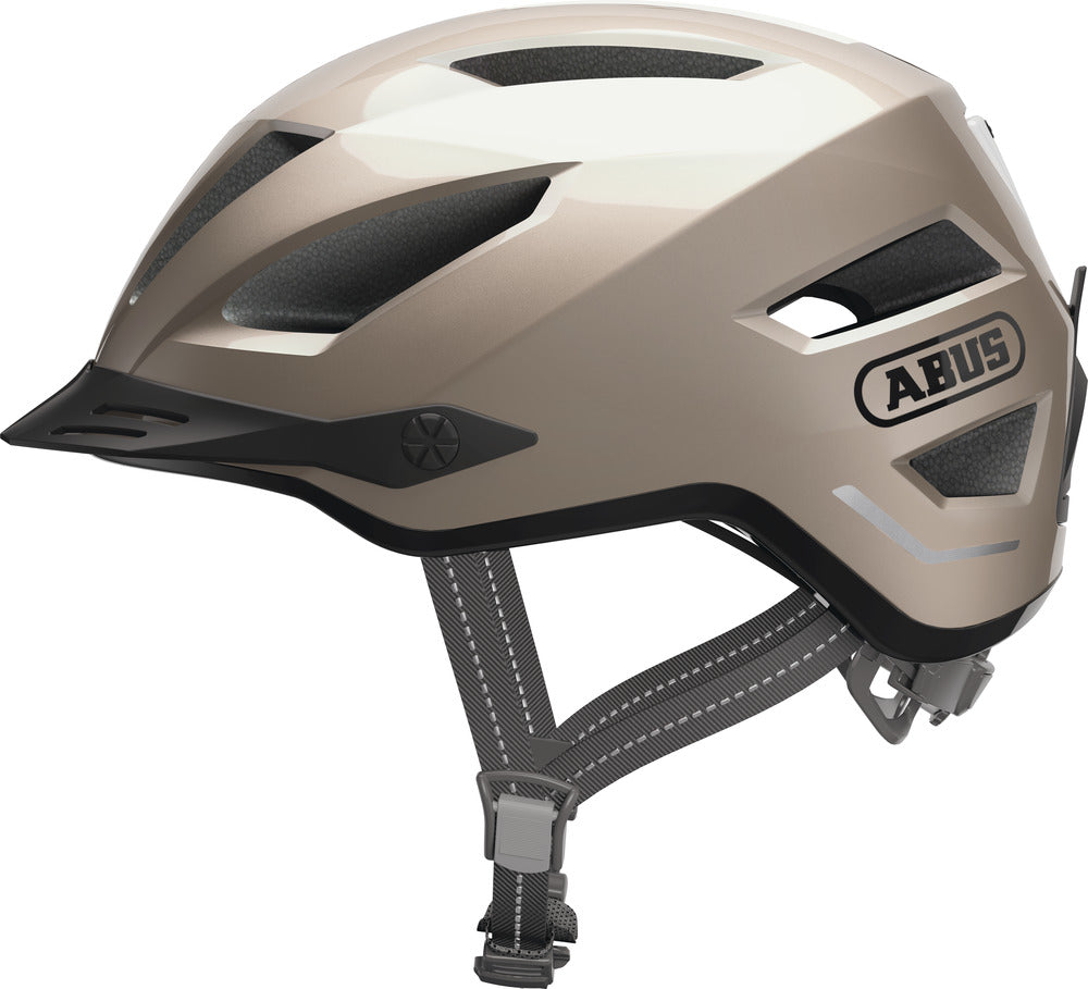 Abus hjelm Pedelec 2.0 champagne gold - eCykler a/s 