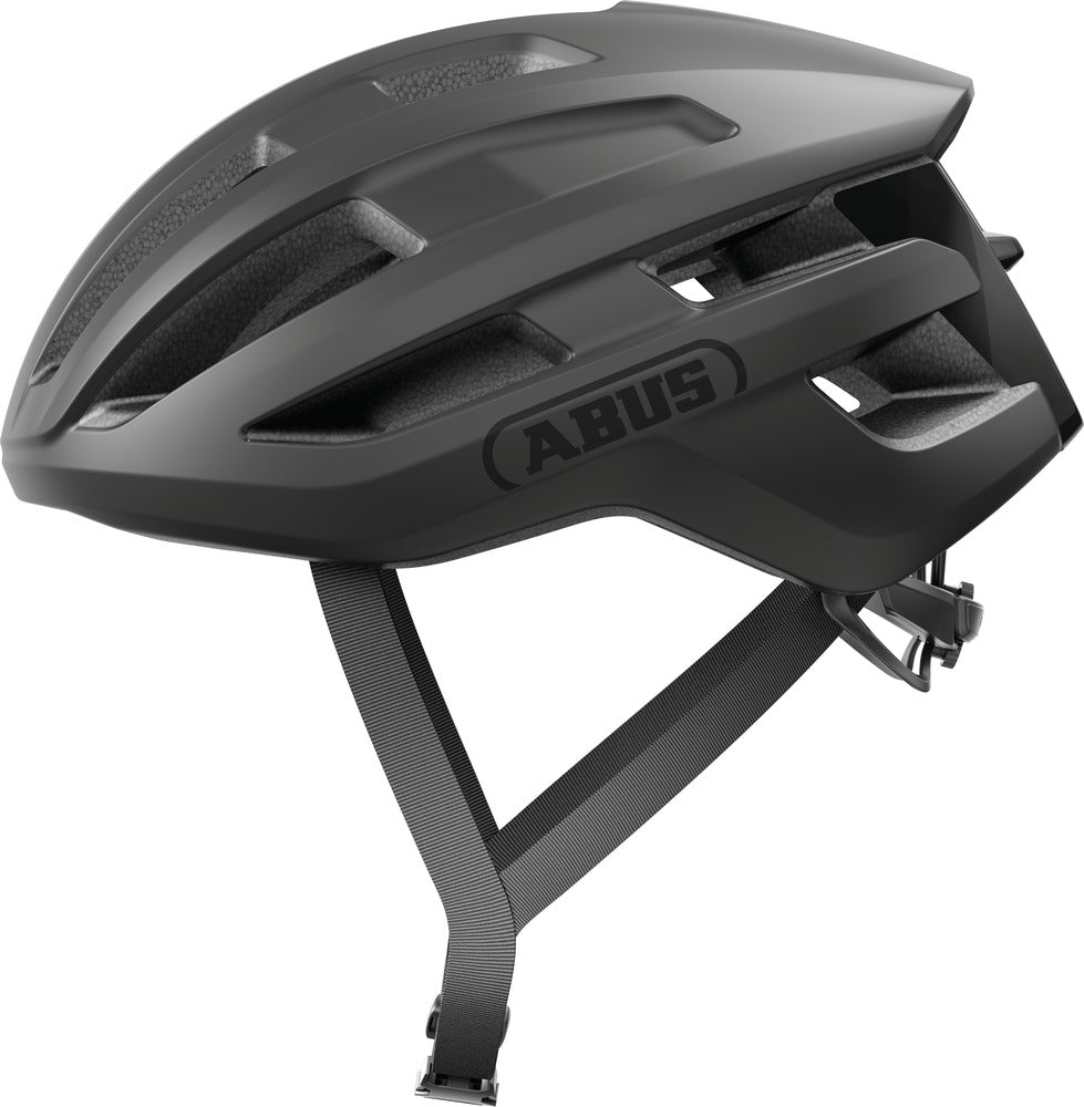 Abus hjelm PowerDome velvet black - eCykler a/s 