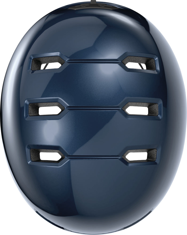 Abus hjelm Skurb Kid midnight blue - eCykler a/s 