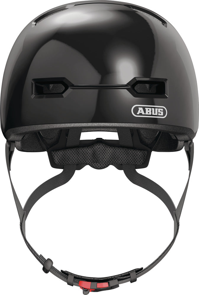 Abus hjelm Skurb Kid shiny black - eCykler a/s 